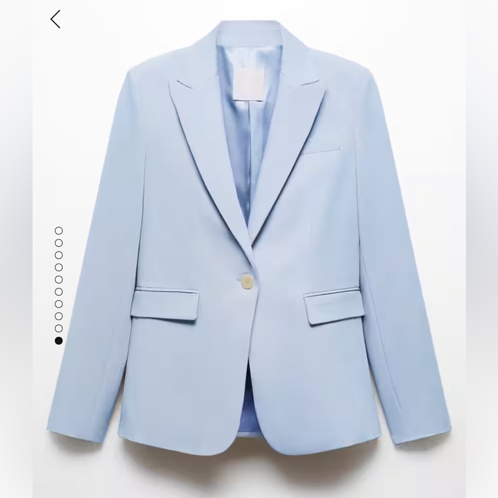NWOT Women’s Blazer Blue Size 4, Mango